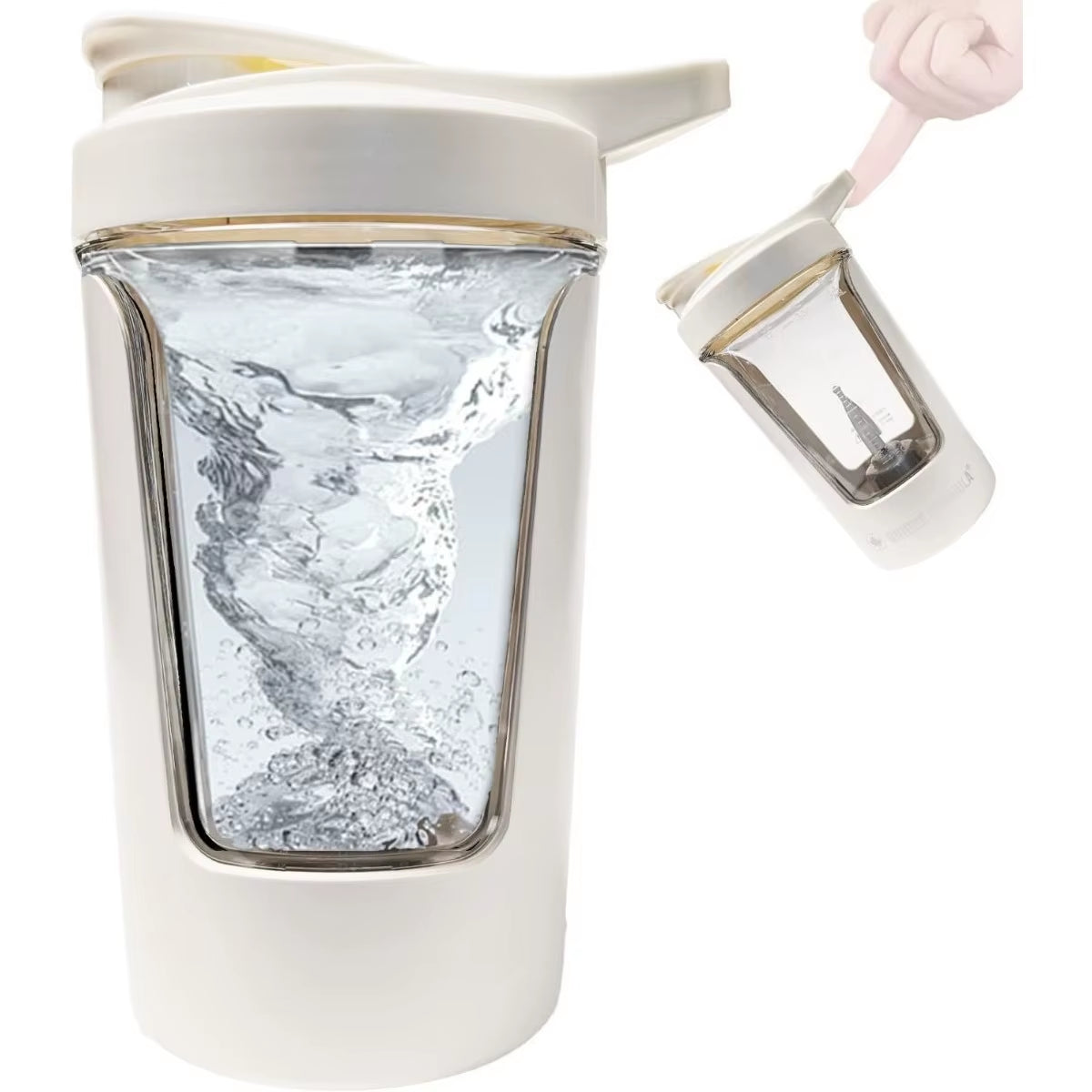 Electric Protein Shaker Cup, Tritan - BPA Free, USB Rechargeable Protein Shake Blender, Portable Blender, Automatic Blender