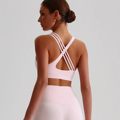 Cross Back Sports Bra